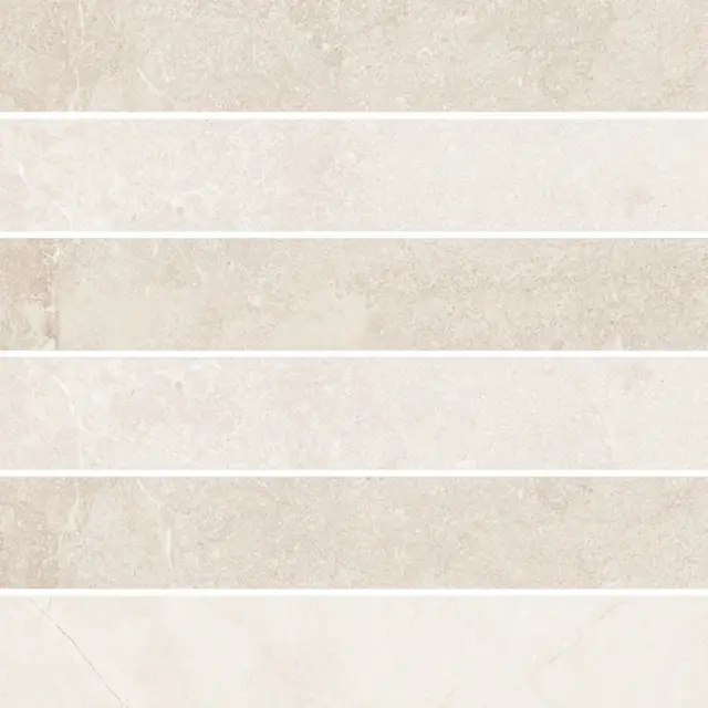 Elemental Stone White Limestone Mos 3d Lucido 30x30