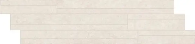 Elemental Stone White Sandstone Listello Sfalsato Nat Lucido 15x60