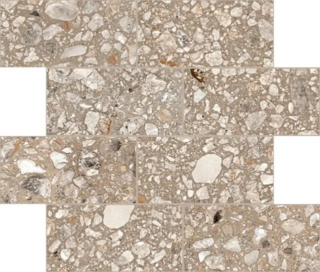 Match Up Cerim Cookie Mix Comfort 6 Mm Muretto 7.5x15 30x30