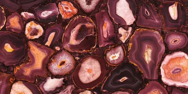 Mystic Luxe Claret Gold Satin 6 Mm 60x120