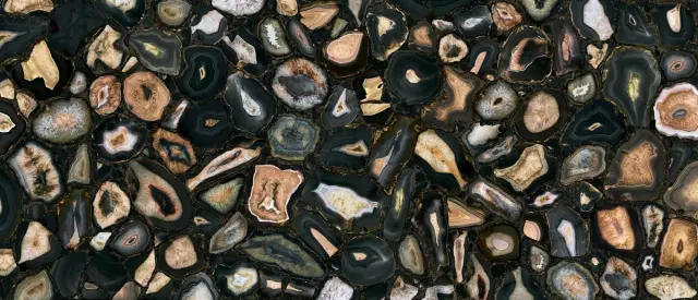 Mystic Luxe Black Sea Glossy 6 Mm 120x280