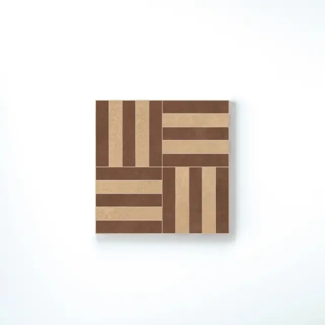 Sensi Terre Amaranto+Rosat Nat Intreccio 30x30