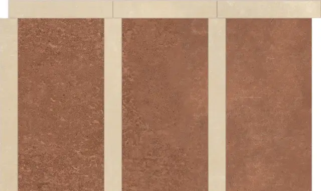 Sensi Terre Mattone+Cotone Nat Tappeto 55x32