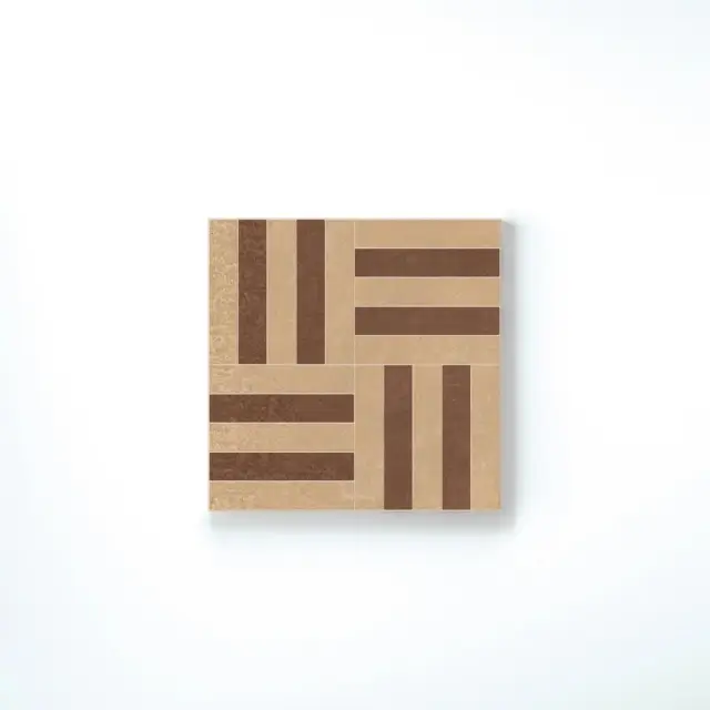 Sensi Terre Rosato+Amarant Nat Intreccio 30x30