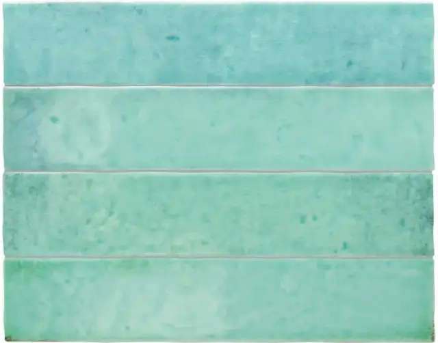 Equipe Menorca Настенная керамическая плитка Aqua 6.5x32.8 глазурованный глянцевый