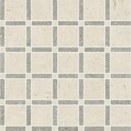 Аура Стоун Уайт Мозаика Вертиго 31.3x31.3