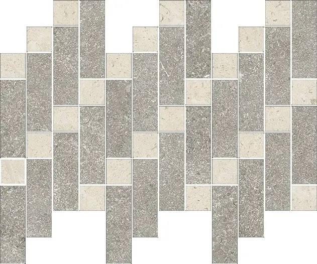 Аура Стоун Грэй Мозаика Хэритэйдж 37.9x31.6