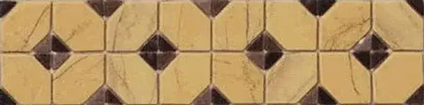 Бордюр Tira Iliada-PR Ocre 10.8x43.5