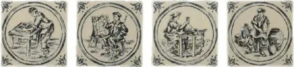 Декор Aranda artesano-4 13x13