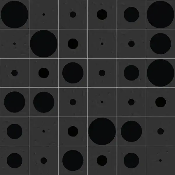 Декор Filippo Soul Tondo Basalto 20x20