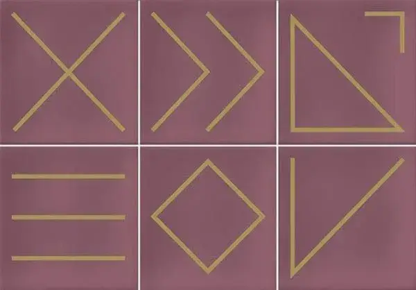 Настенная плитка Nagano Marsala 23x33.5