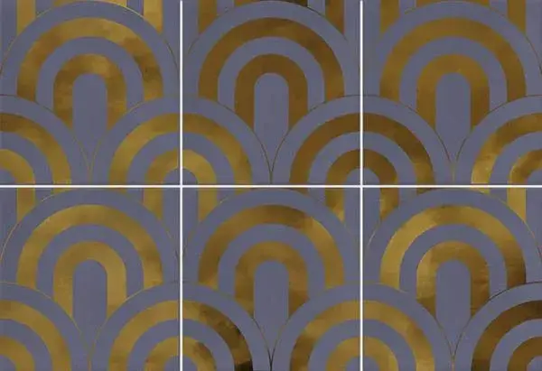 Настенная плитка Takada Indigo Oro 23x33.5