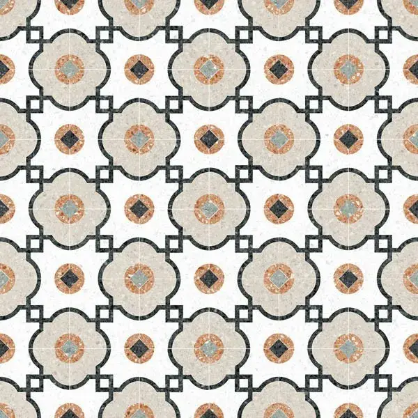 Керамогранит NIZA Octogono Grimaud Multicolor 20x20