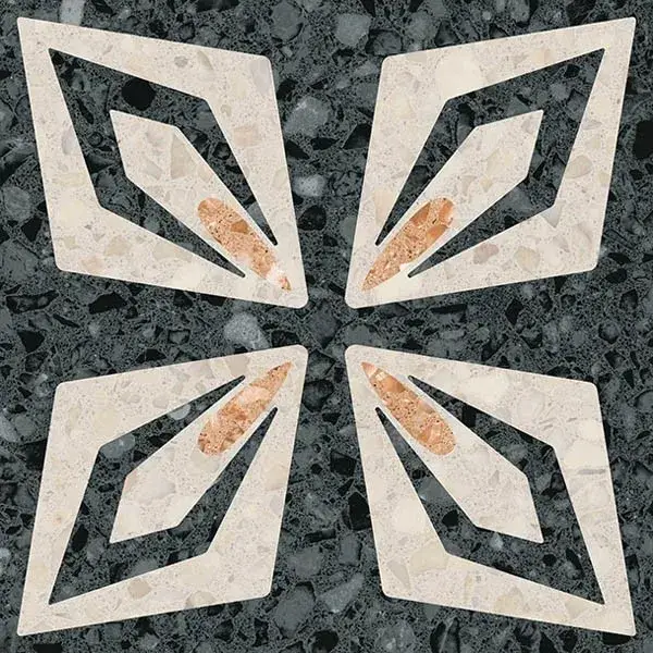 Керамогранит NIZA Vietri-R Negro 20x20