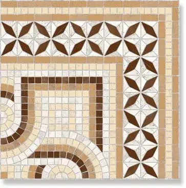 Декор Via Appia Cant. Paxos Marron 43.5x43.5