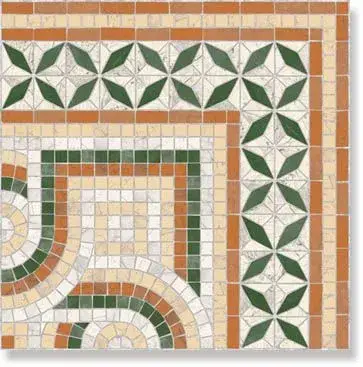 Декор Via Appia Cant. Paxos Verde 43.5x43.5