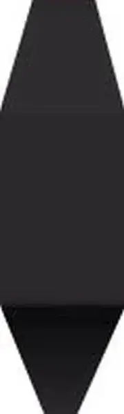 Вставка Angulo Remate Rivoli Negro 5x1.5