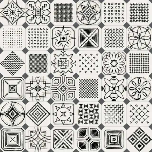Декор Octogono Variette Sombra 20x20