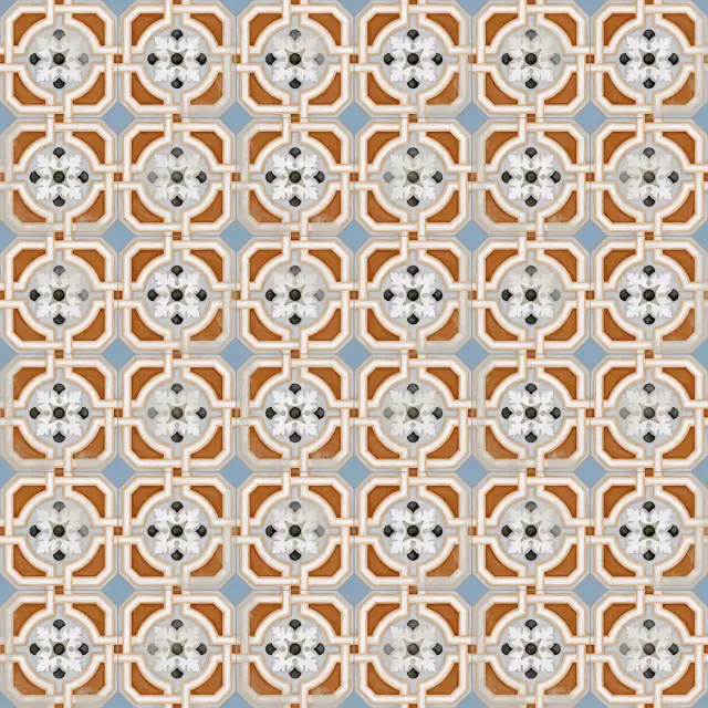 Декор Octogono Zimer Multicolor 20x20