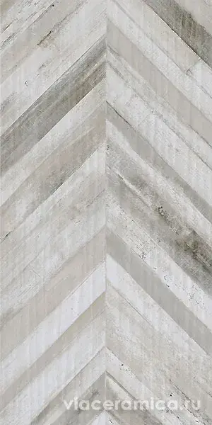 Керамическая плитка Rafters White Chevron Rett. 60x120