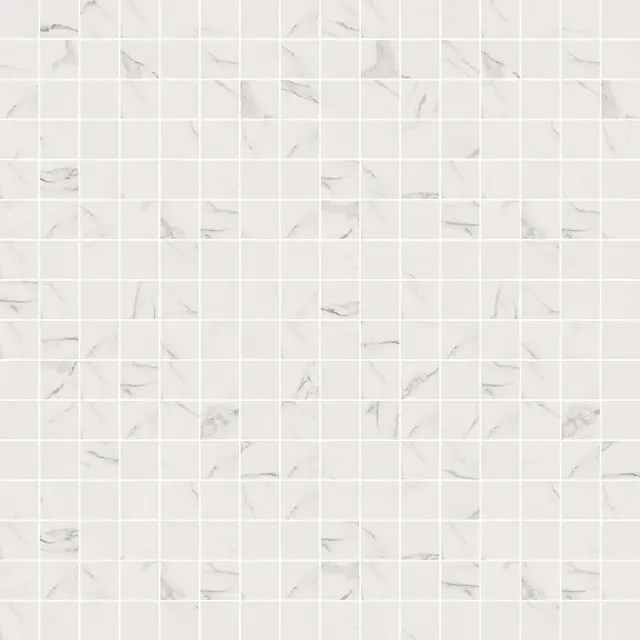 Мозаика SENSI MOS ART STATUARIO WHITE LUX+ 	30X30