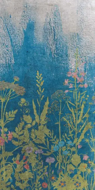 Керамическая плитка W&S D+ BOTANICAL BLUE B  120x240