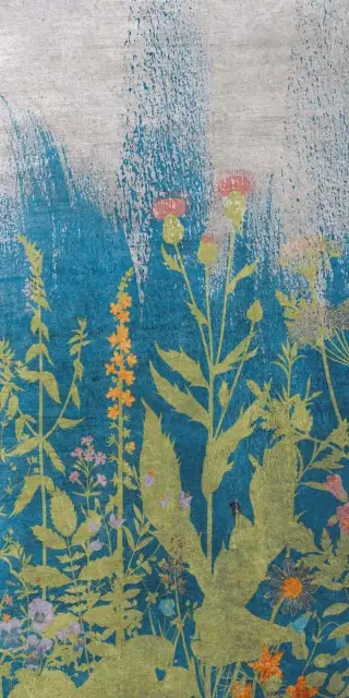 Керамическая плитка W&S D+ BOTANICAL BLUE A  120x240