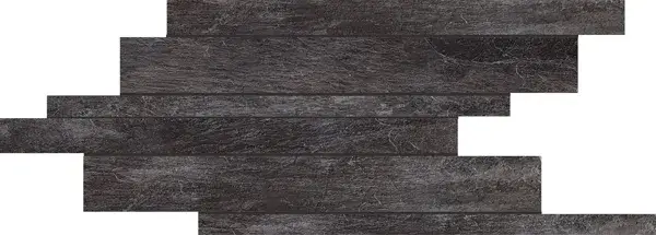Керамогранит ARDOISE NOIR NAT MOD LISTELLO SFALSATO 21X40