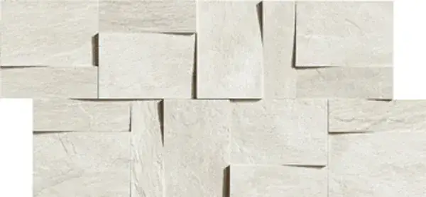 Мозаика ARDOISE BLANC MOD.MURETTO 3D 30X30