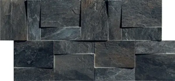 Мозаика ARDOISE NOIR MOD.MURETTO 3D 30x30