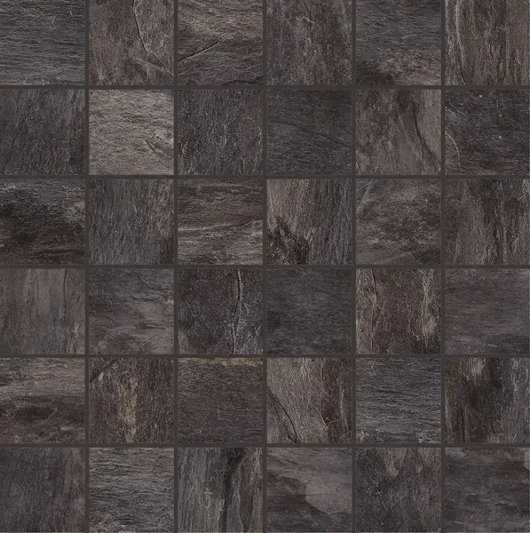 Мозаика ARDOISE NOIR MOSAICO 5x5 GRIP 30x30