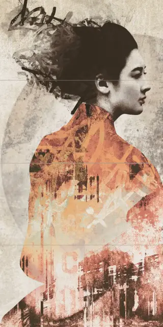 Декор PROGETTO COVER GEISHA 4PZ 120X240