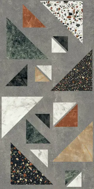 Керамогранит  BLEND CONCRETE GREY COMBO RET 60X120