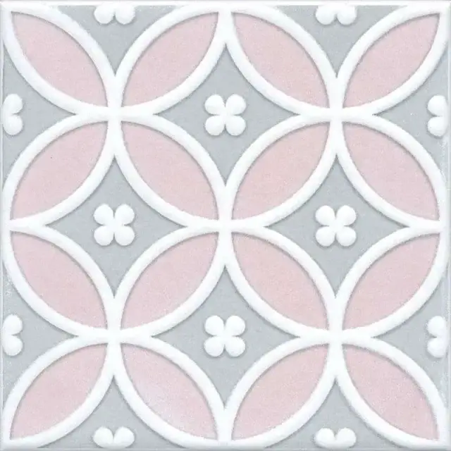 Декор Мурано розовый|15x15