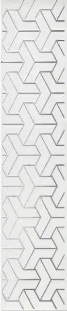 Бордюр Ломбардиа белый |25x5,4