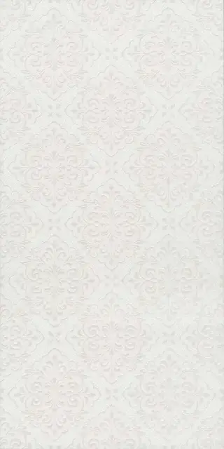 Флориан белый матовый структура обрезной 30x60
