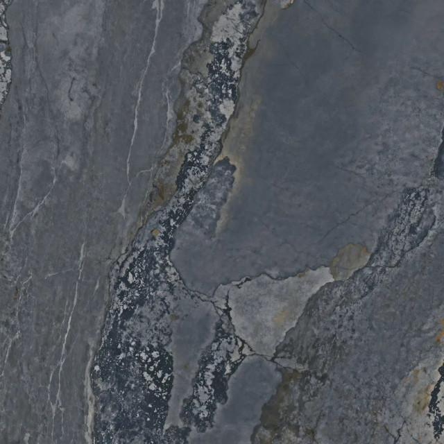 PLANET BLUE 120X120X9 METAL SHINE