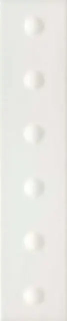 Медина 1 белый матовый структура 6x28,5x1