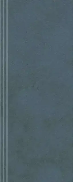 Плинтус Чементо синий тёмный матовый обрезной 12x30