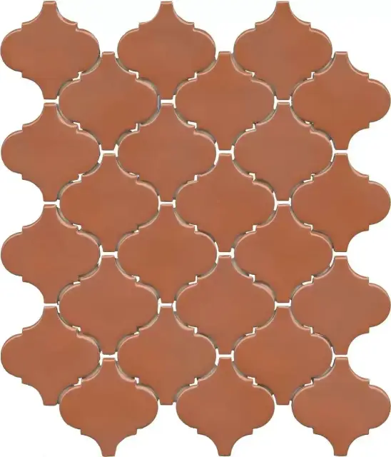 Арабески Марокко коричневый глянцевый ZZ 26x30x0,7