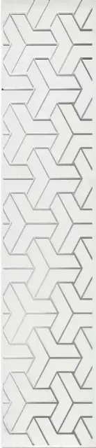 Бордюр Ломбардиа белый |25x5,4