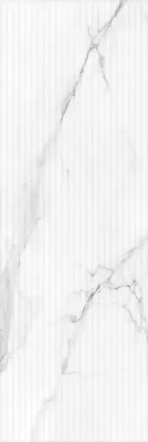 Marble matt white wall 02 XX 30х90