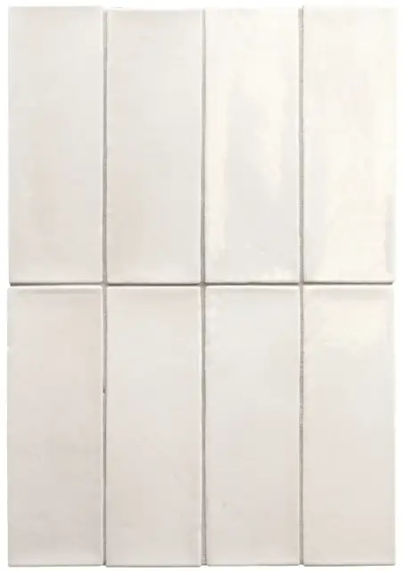 Equipe Miyako Керамогранит White gloss 5x15 глазурованный глянцевый