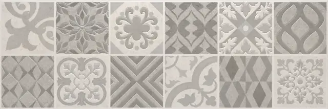 Керамическая плитка MOSAICO VINTAGE SILVER 30X90