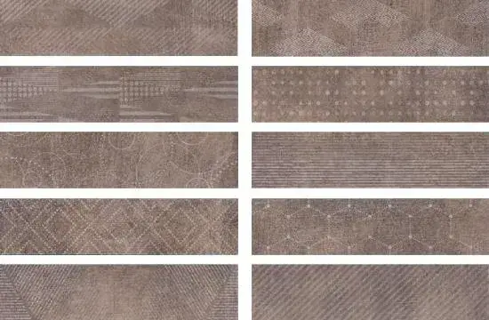 Керамическая плитка FREEPORT MIX BROWN 8,6X35