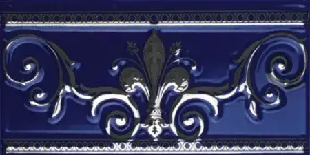 Керамическая плитка CENEFA NOBLESSE COBALTO SILVER 20X10