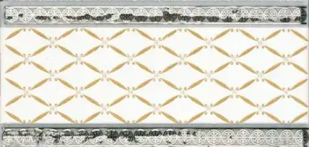 Керамическая плитка CENEFA DELIS BLANCO SILVER 20X10
