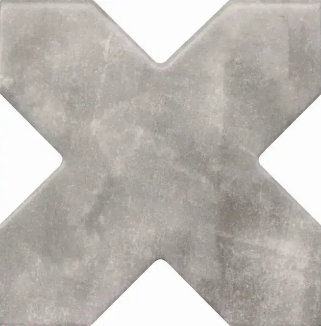 Керамическая плитка BECOLORS CROSS 13,25X13,25 GREY