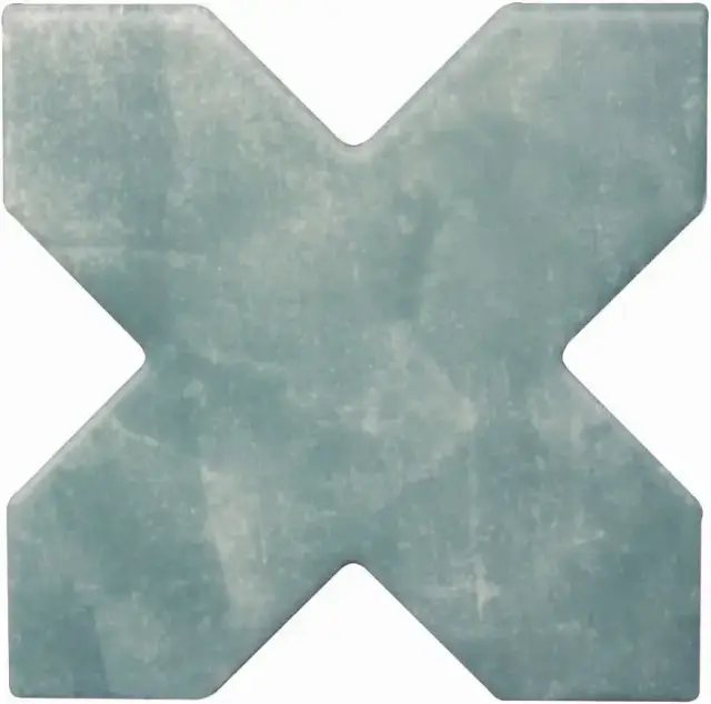 Керамическая плитка BECOLORS CROSS 13,25X13,25 LAGOON