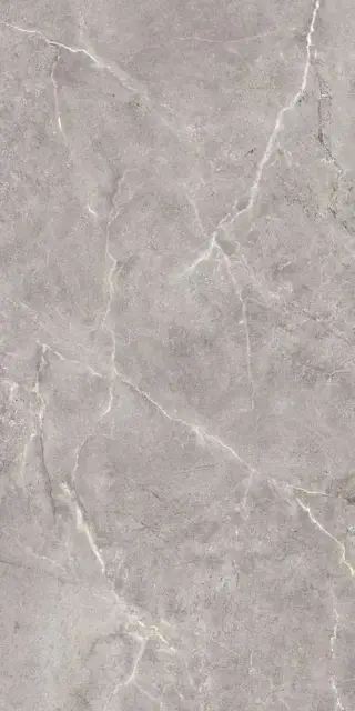 Глаз. керамогранит Castello серый рельеф ректификат  44,8x89,8